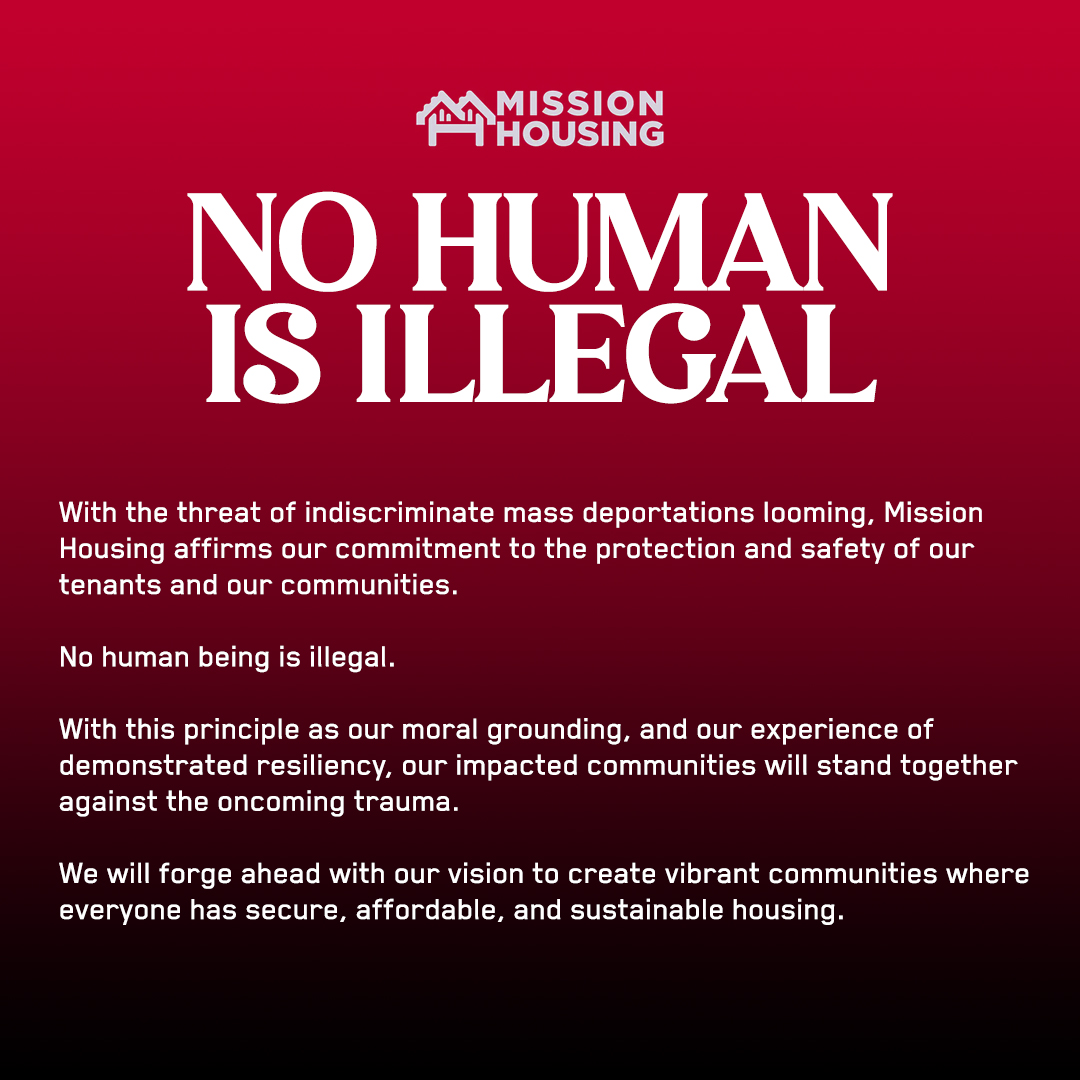 "With this principle as our moral grounding, and our experience of demonstrated resiliency, our impacted communities will stand together against the oncoming trauma."