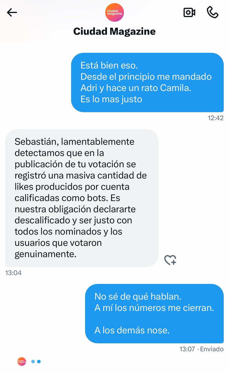 La estafa más grande de la historia

El concurso de Twittero de Año de Ciudad Magazine 

Me encanta demostrar la farsa de este concurso de Twittero del año. 

Si uno no hace saltar la ficha se termina llevando el premio alguien que los compró desde el primer momento