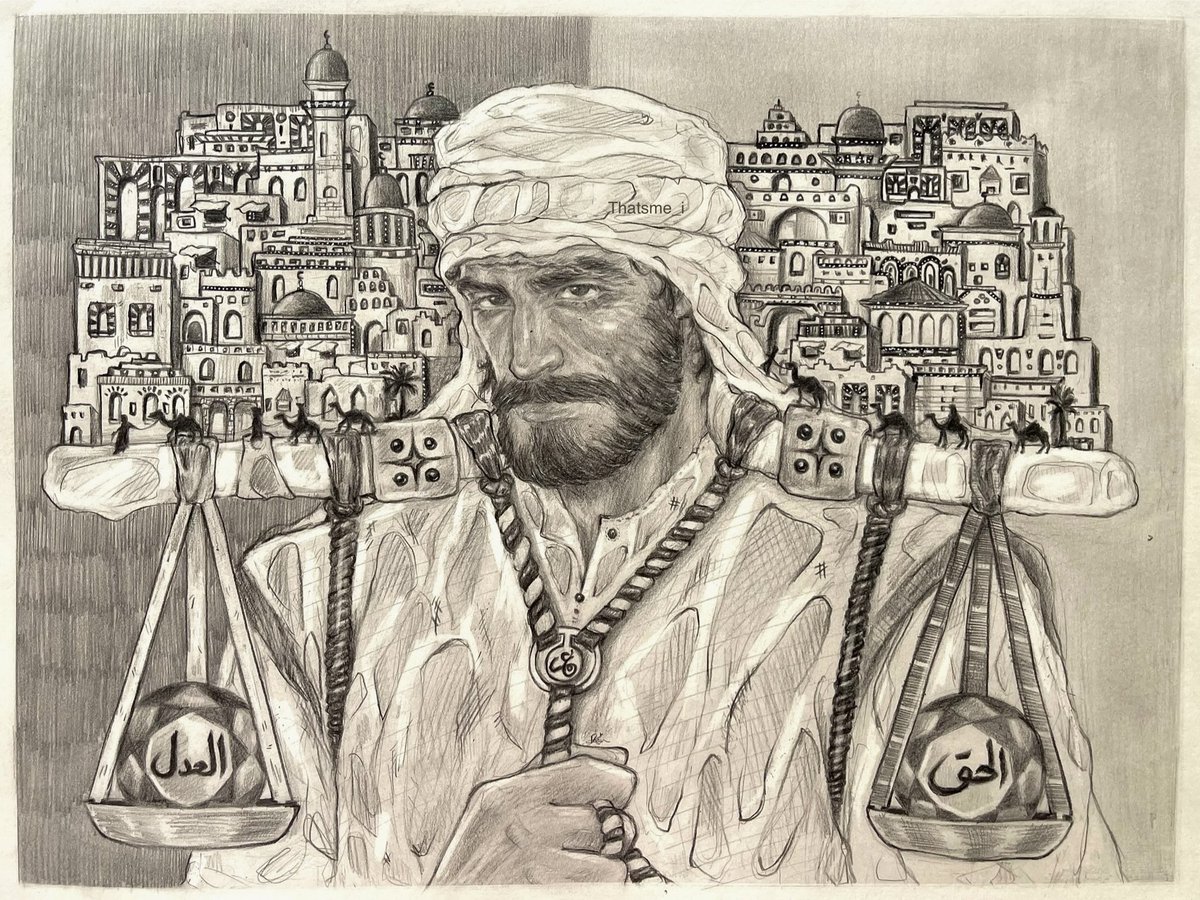 .                        رسمت أشج بني أميّة                 .
.         𐬺𐬻𖥕𐬺✧ عُمرَ بن عَبدالعَزيز ✧𐬺𖥕𐬻𐬺     .