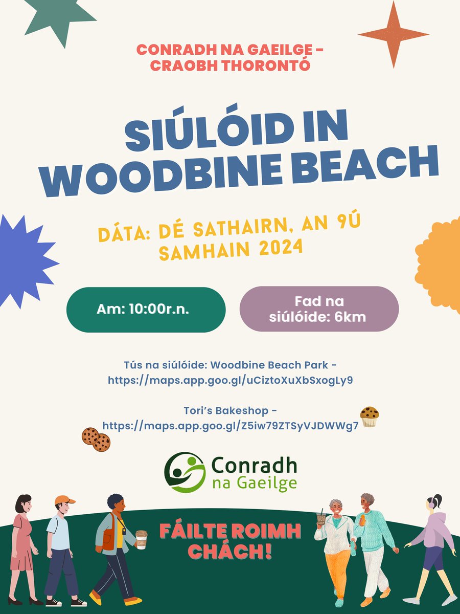 Bígí linn Dé Sathairn ag 10.00: maps.app.goo.gl/yCZwytaDeDEVV4…