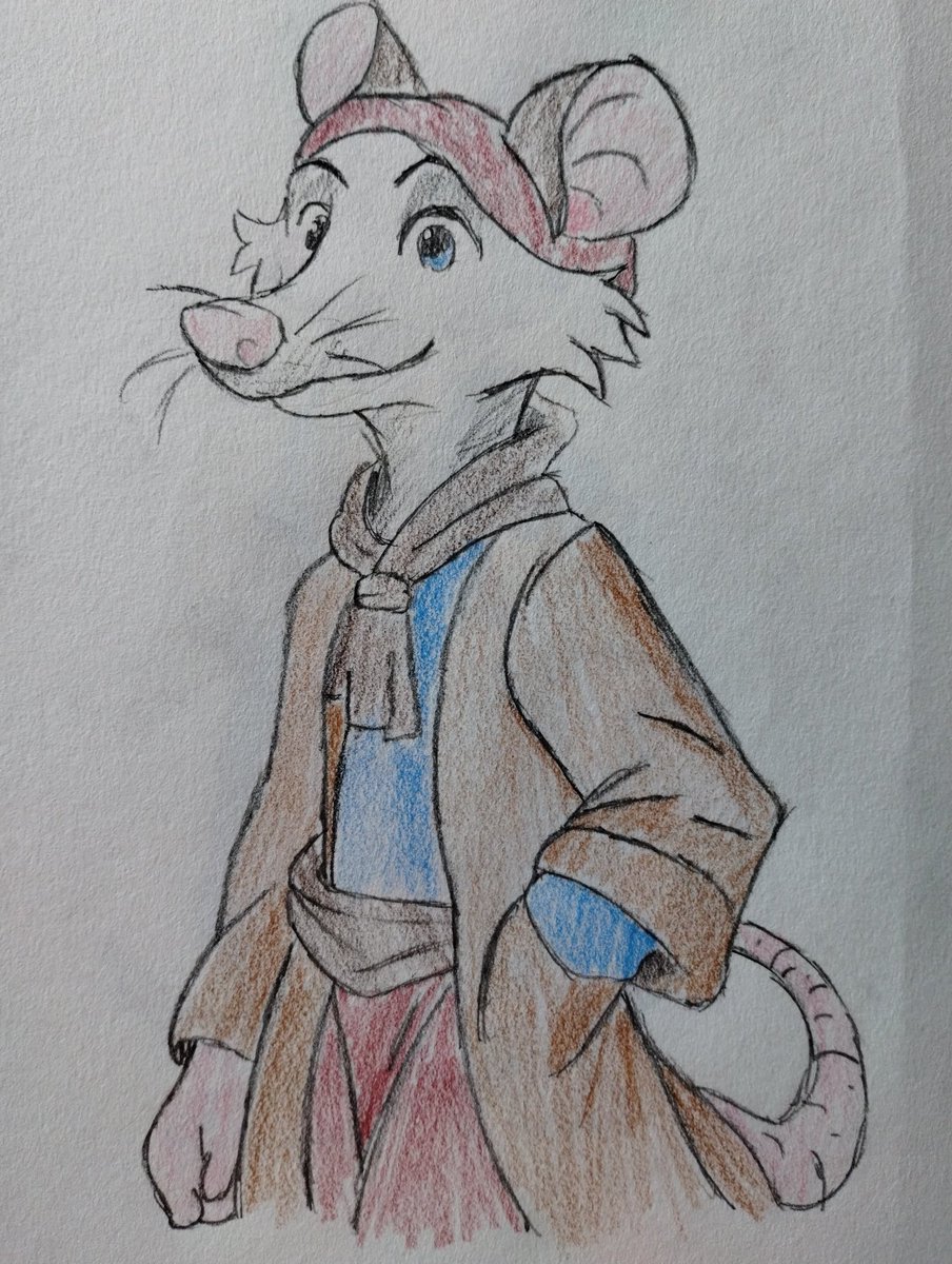 FinnieFletcher's tweet photo. Another drawing of the possum guy. https://t.co/yQ4AeNO3T4