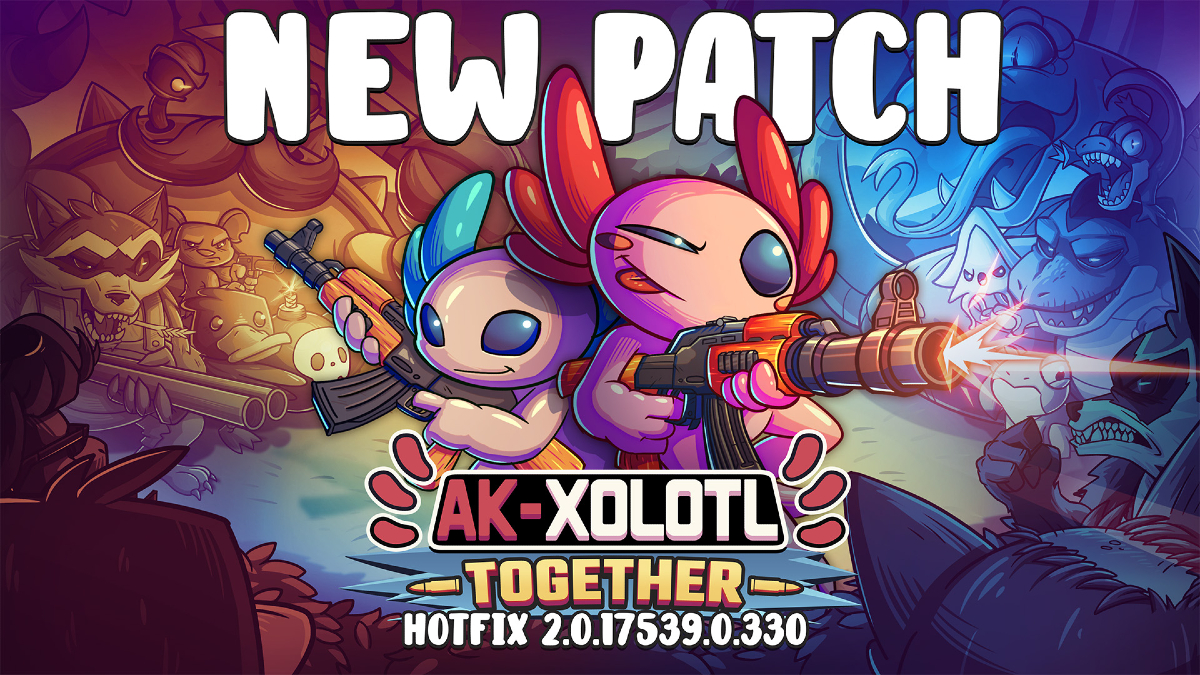 🚨 PATCH NOTES 2.0.5 + Online Beta Patch #4 🚨

Hey Pond Residents! 🐸
The patch 2.0.17539.0.330 is live! We've fixed key issues in both local co-op and online beta.

🛠️ Bug fixes, QoL updates, items adjustments and more!

Check the full patch notes here:
store.steampowered.com/news/app/14791…