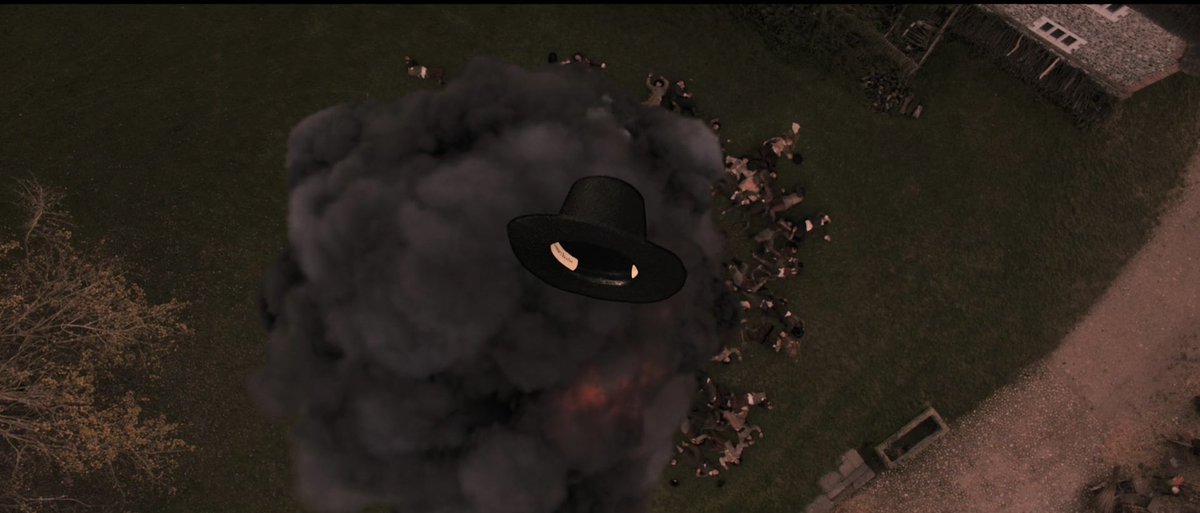 Good Omens- as seen from above just like its celestial narrator. A bunch of circular gatherings.
