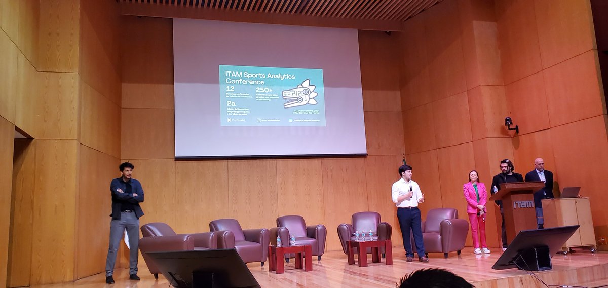 At <a href="/ItamMoneyball/">ITAM Sports Analytics Conference</a>. To get the link to the stream register here:
lu.ma/ucs25l0j