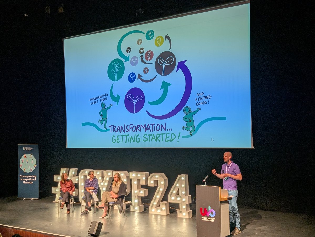 RCOT_CYPF's tweet photo. Great summary of day 1 pre conference workshop from @DanWaldronOT and Day 1 is over!
What does good look like for OTs working with CYPF?
#smallchangesmatter #CYPF24 https://t.co/33HhKhXJQA