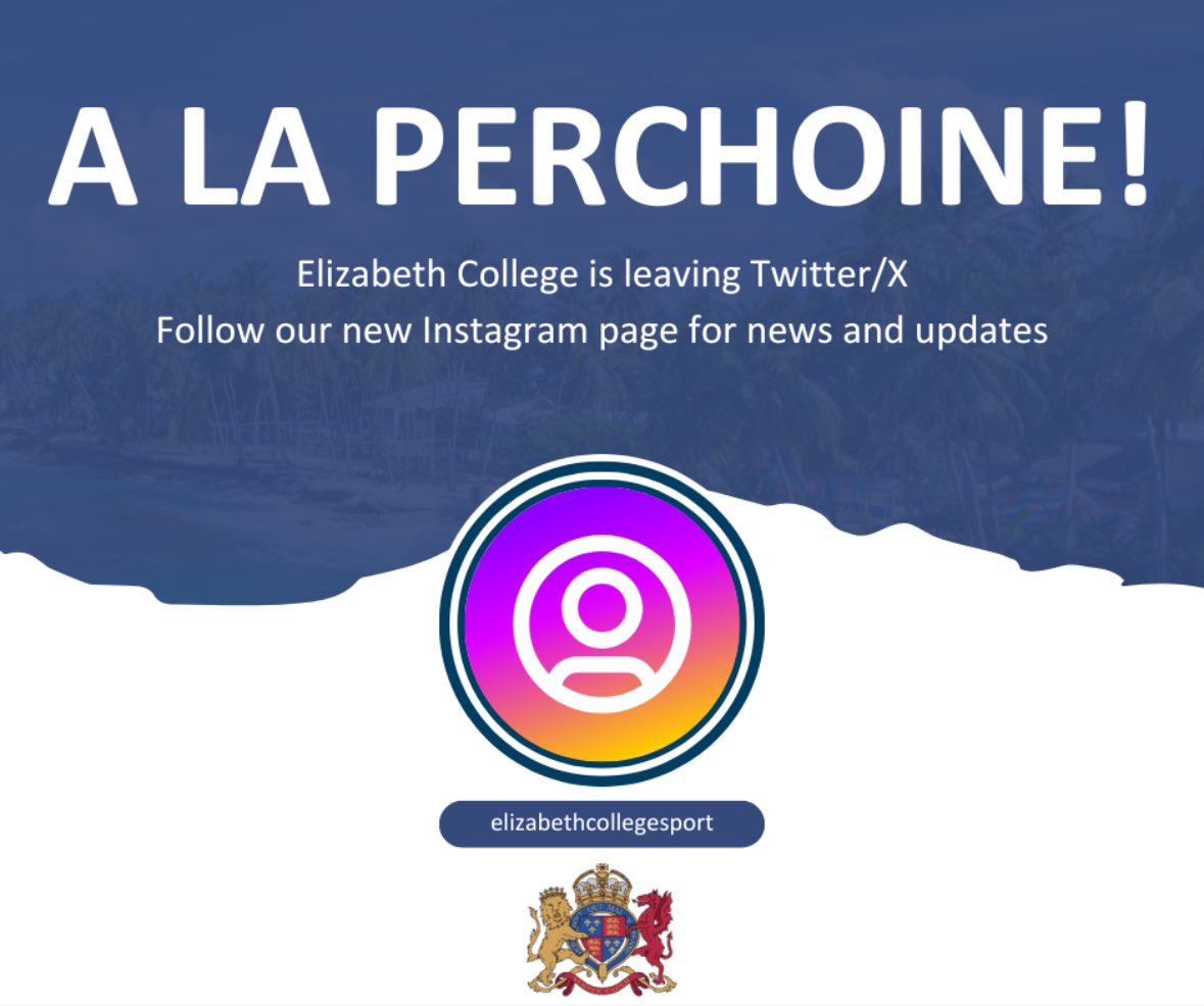 Elizabeth College Sport is Leaving X 
 
Elizabeth College is discontinuing its presence on X. We've enjoyed engaging with our community here &amp; we’re excited to continue the conversation on our other platforms! 
 
Thank you for your support! 
 
#curiosity #courage #compassion