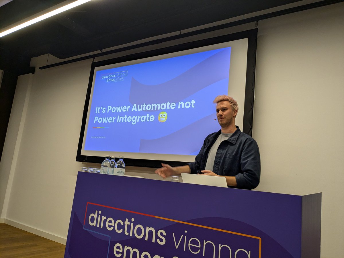 Robin Rosengrün 🪄 Crown And Wand Academy (@power_r2) on Twitter photo Day 2 of #EMEA2024 and my friend <a href="/matzzt/">Mats Necker 🚀</a> tells everyone how much he sucked at #PowerAutomate and what we can learn from his mistakes.
<a href="/KeithWhatling/">Keith Whatling | MVP | #PowerAddict</a> even had a guest appearance Day 2 of #EMEA2024 and my friend <a href="/matzzt/">Mats Necker 🚀</a> tells everyone how much he sucked at #PowerAutomate and what we can learn from his mistakes.
<a href="/KeithWhatling/">Keith Whatling | MVP | #PowerAddict</a> even had a guest appearance