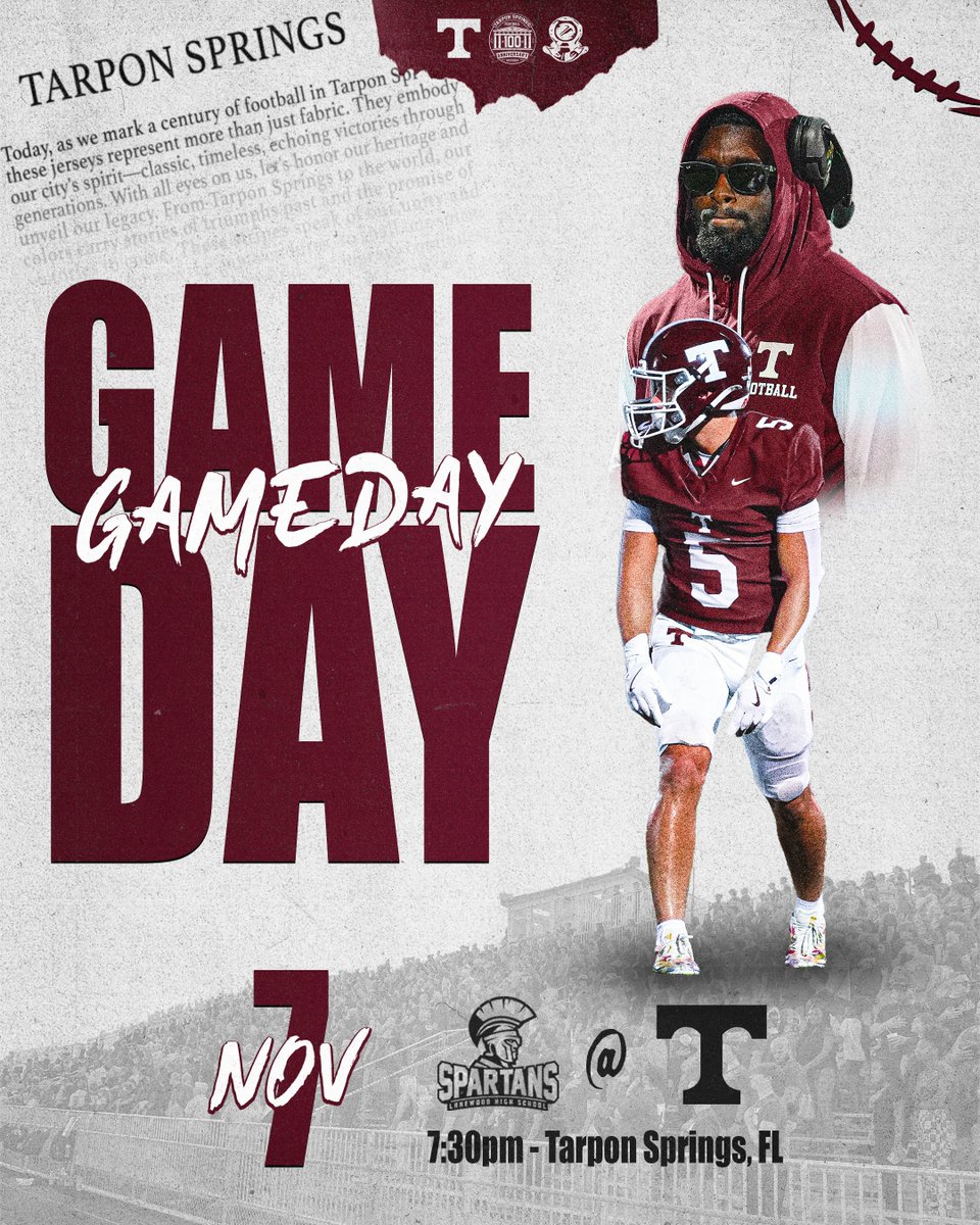 GAMEDAY!!!! TONIGHT IS THE LAST HOME GAME OF THE SEASON! WE NEED EVERYONE THERE!! PUSHING FOR A PLAYOFF SPOT AND IT IS A HUGE DISTRICT GAME!!! EVERYONE BE THERE!! 7PM START TIME! (7:30 is a typo) 

#TarponPride #Spongers100