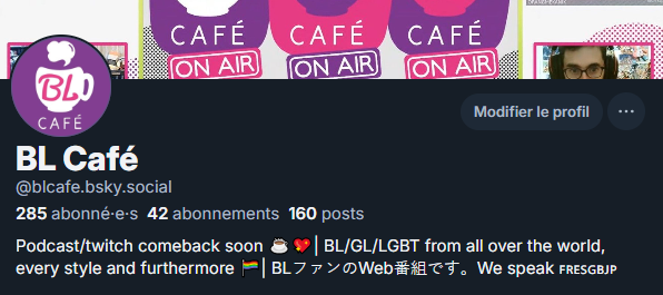 blcafepodcast's tweet photo. Nous sommes aussi sur BS :) Venez nous y rejoindre. https://t.co/MTv6PiLk1B
