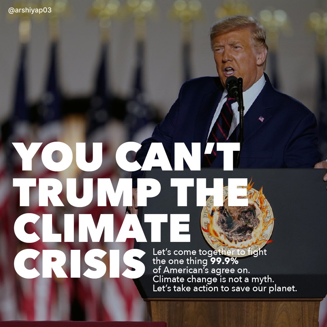 arshiyap03's tweet photo. One Minute Brief of the Day:

Poster to advertise #ClimateChange regardless of the US election result

#WeAreMovingAhead
@ClimateNewsHub
#COP29

@OneMinuteBriefs 

Entry 2 https://t.co/ElLbIKUTBv