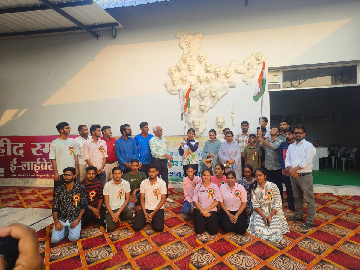 <a href="/devikamalik_394/">Devika Malik 💜</a> Devika Malik, multiple gold medallist at the Para-Athletics Championship, at Shaheed Smarak Hanumangarh today.  Devika is a strong global voice in the field of inclusivity for people with social challenges. She has represented India at many international forums.