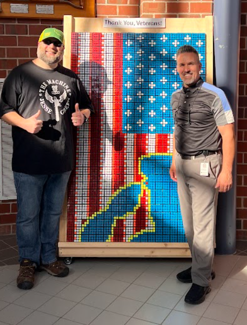 NortonMiddle's tweet image. Fantastic visit from @MachineJG from Nat Geo American Chainsaw. Motivated kids to chase their dreams, dream big and never give up! Great message for our grade 8 students as we prepare them for High School and well beyond. Kids were great! #NMSLancersLEAD