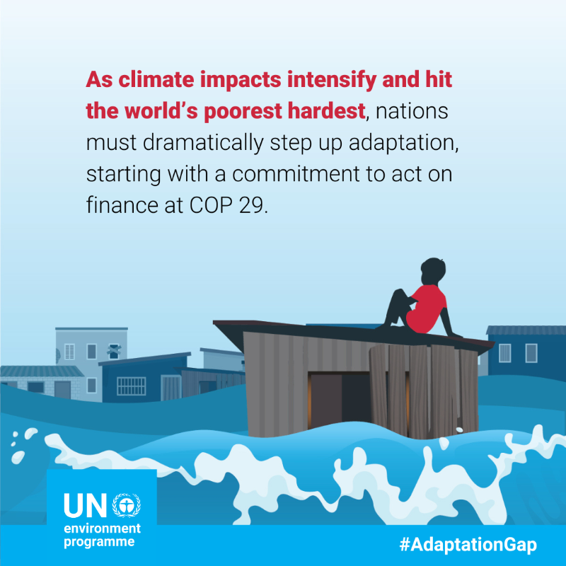 antonioguterres's tweet photo. 2024 is on track to be the hottest year ever recorded.

This year, we’ve suffered the hottest day, and the hottest seas, in the history books.

The climate crisis is here. We can’t postpone protection. We must adapt – now.