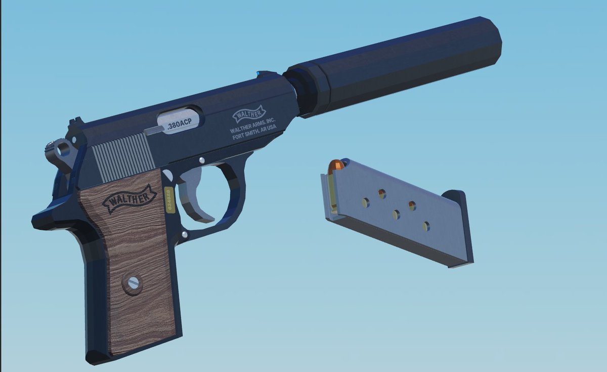 brenan1111's tweet photo. Walther PPK .380 ACP
#Roblox #RobloxBuilds #RobloxDev https://t.co/wmqaQrtsWl