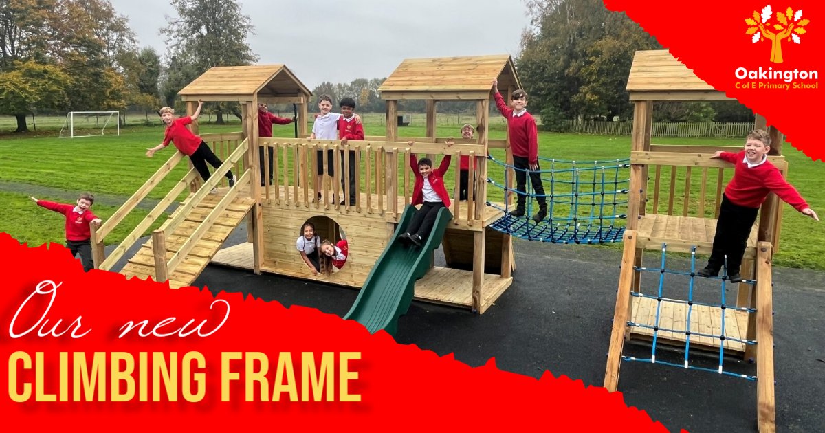 Our Key Stage 2 children have been really enjoying their new climbing frame! Thanks to <a href="/edspace_ltd/">Edspace Ltd</a> for another great project! #edspaceltd