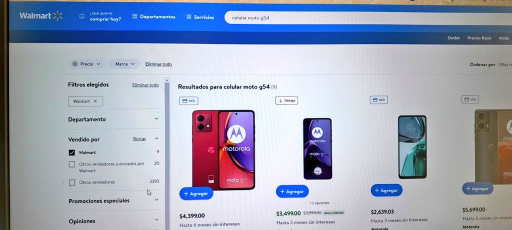 f_santosp's tweet photo. @Jose_A_Palmieri La bronca es que ahora todos son "markets" algo similar a Amazon y Mercado Libre,  entonces se le compra a algun 3ero dentro de la misma pagina de Walmart. https://t.co/UjWeg85tGD