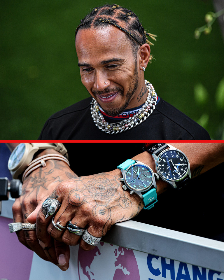 lewis hamilton three watches