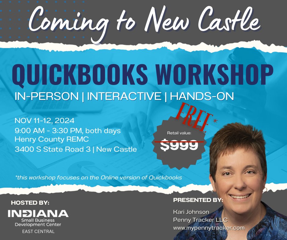 Time is running out to sign up for this free workshop! Find out how you can simplify your bookkeeping tasks as you get ready for the new year. Secure your seat today: bit.ly/3Uh6m07
#quickbooks #Workshop #FinanceTips