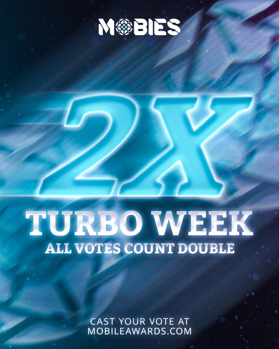 mobiesawards's tweet image. 📩 It&apos;s time to give the final push to your favourite finalists! The #TurboWeek is here, and your votes have DOUBLE value!

Vote daily until November 10!

✅ Vote now: mobileawards.com/vote/

#MOBIES2024