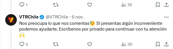 elale316's tweet photo. @VTRChile ayer respondieron exactamente lo mismo y no solucionaron nada...aqui les dejo un pantallazo de ayer https://t.co/lK6WS6NF67