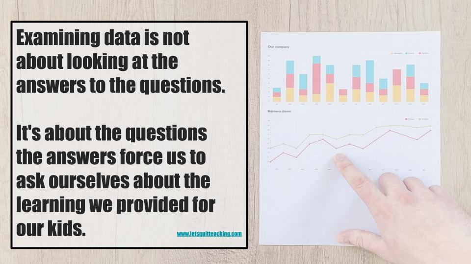 letsquitteachin's tweet photo. Data doesn't tell us about the kids. 

Data helps us ask questions on how we can best serve the kids &amp; design their learning. https://t.co/MuNlqv6nAu