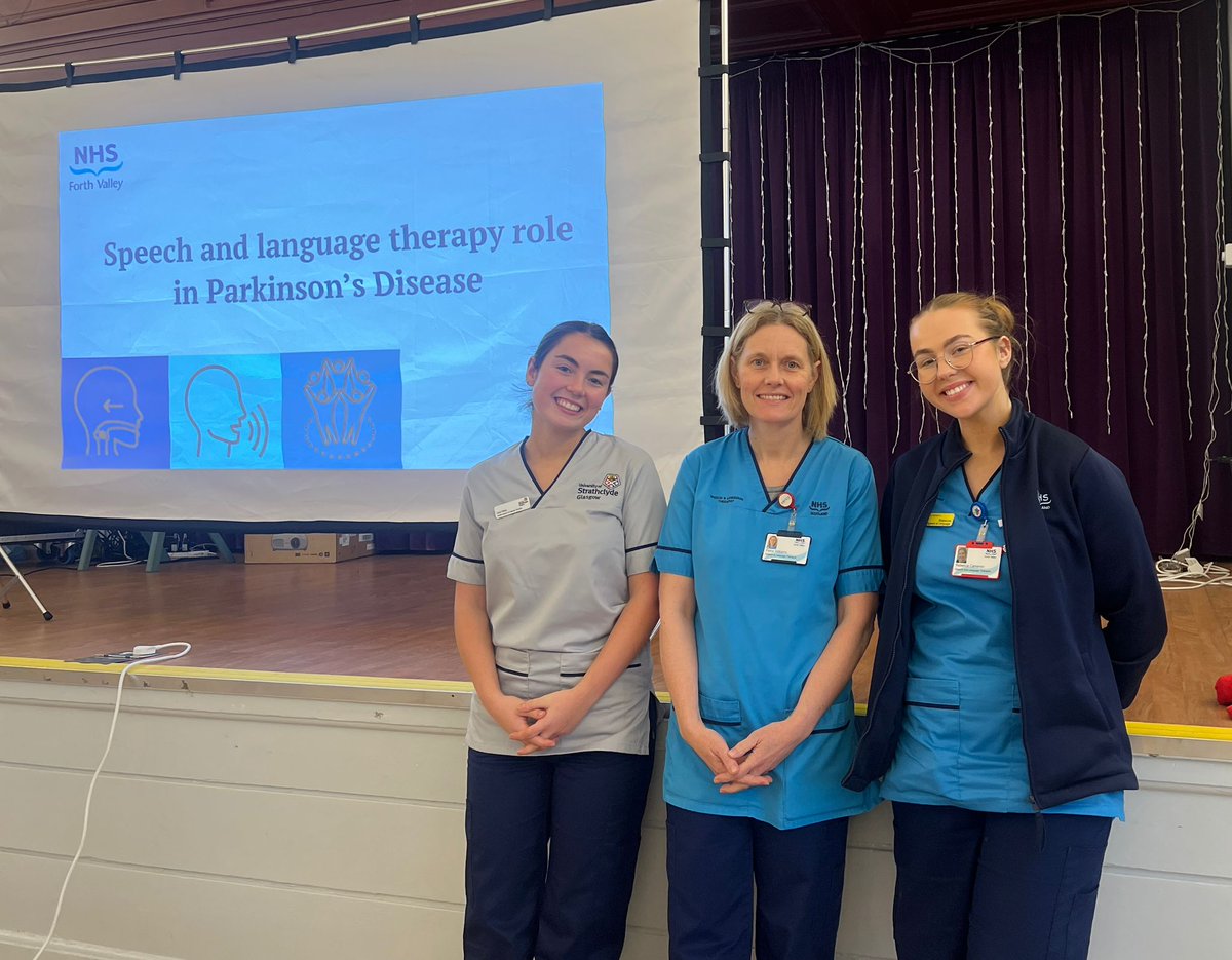 Fiona Williams (@williamsfiona) on Twitter photo Great session yesterday with Stirling and Clackmannanshire Parkinson's Support Group. We were warmly welcomed and shared our SLT knowledge but fair to say that we learned a lot from the group too! Our wonderful <a href="/Strath_SLT/">Strathclyde SLT</a> student was with us too! #mysltday Great session yesterday with Stirling and Clackmannanshire Parkinson's Support Group. We were warmly welcomed and shared our SLT knowledge but fair to say that we learned a lot from the group too! Our wonderful <a href="/Strath_SLT/">Strathclyde SLT</a> student was with us too! #mysltday