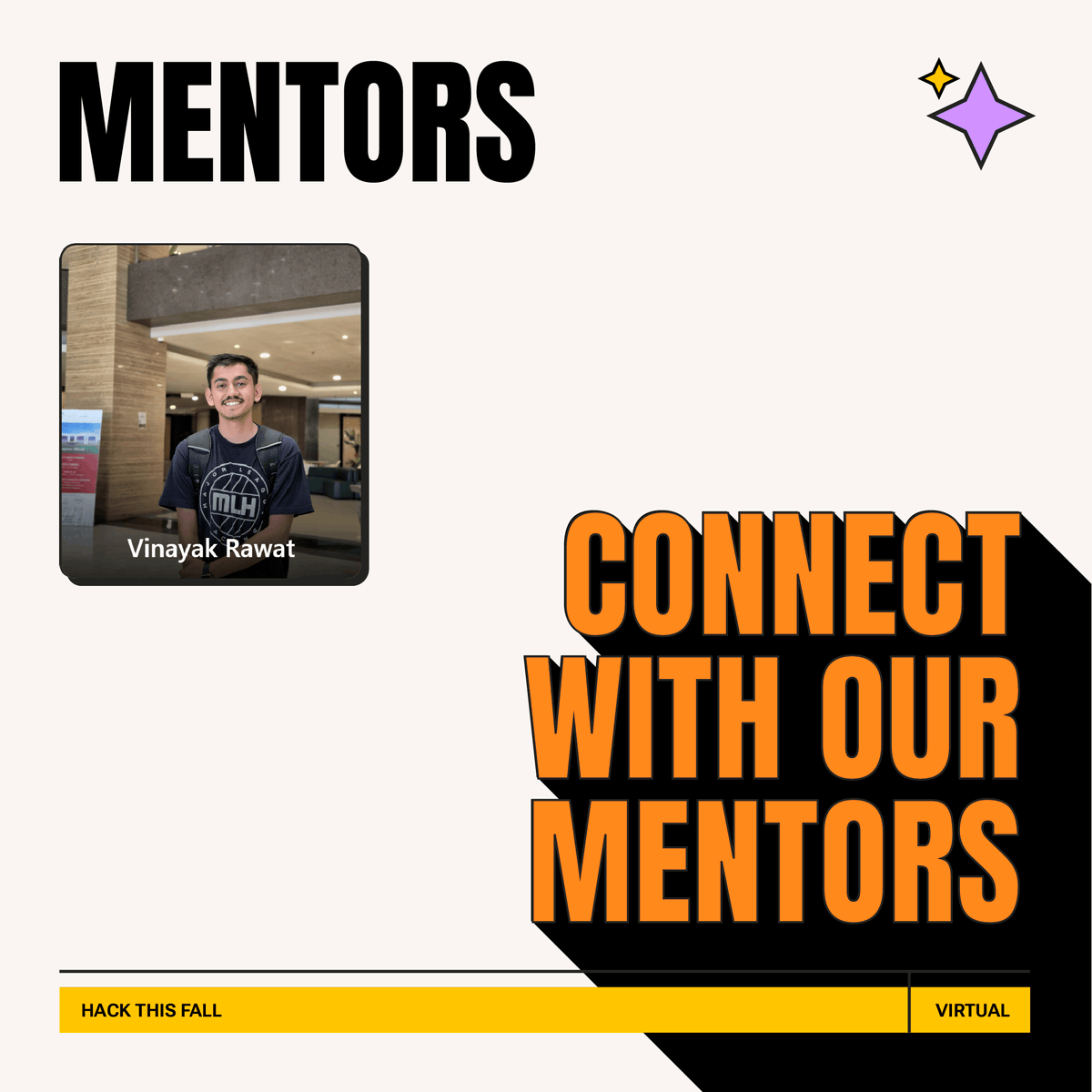 🌟 Meet the Mentors! 🌟

We're thrilled to introduce an incredible lineup of mentors for Hack This Fall 2024! 💻💡

They’re here to guide, support, and inspire you throughout the hackathon. Get ready to learn from the best! 🚀

#HackThisFallVirtual #HackThisFall #HTFCommunity