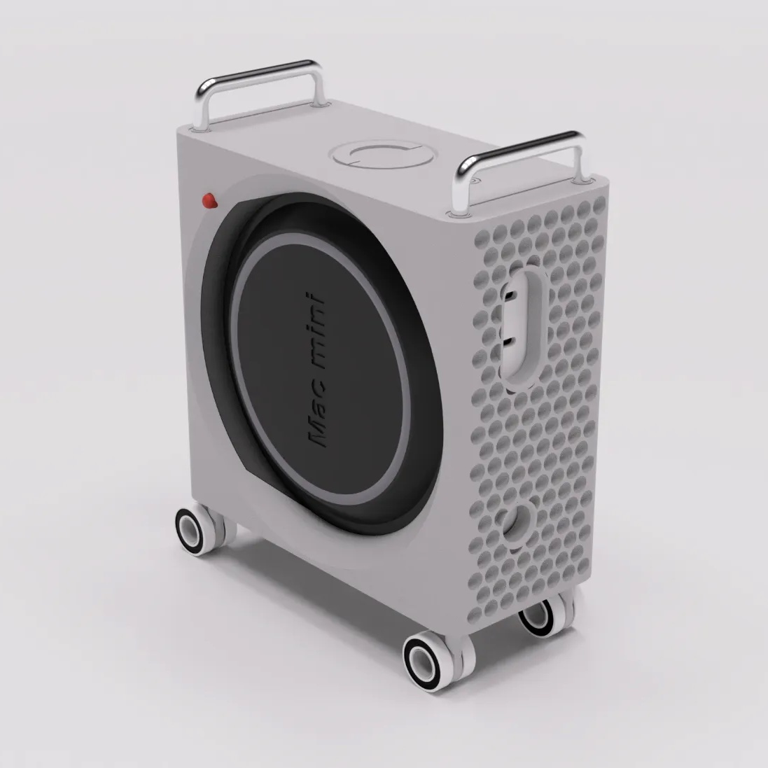 BasicAppleGuy's tweet image. I need a Mac mini solely to have this enclosure that transforms it into a mini Mac Pro!