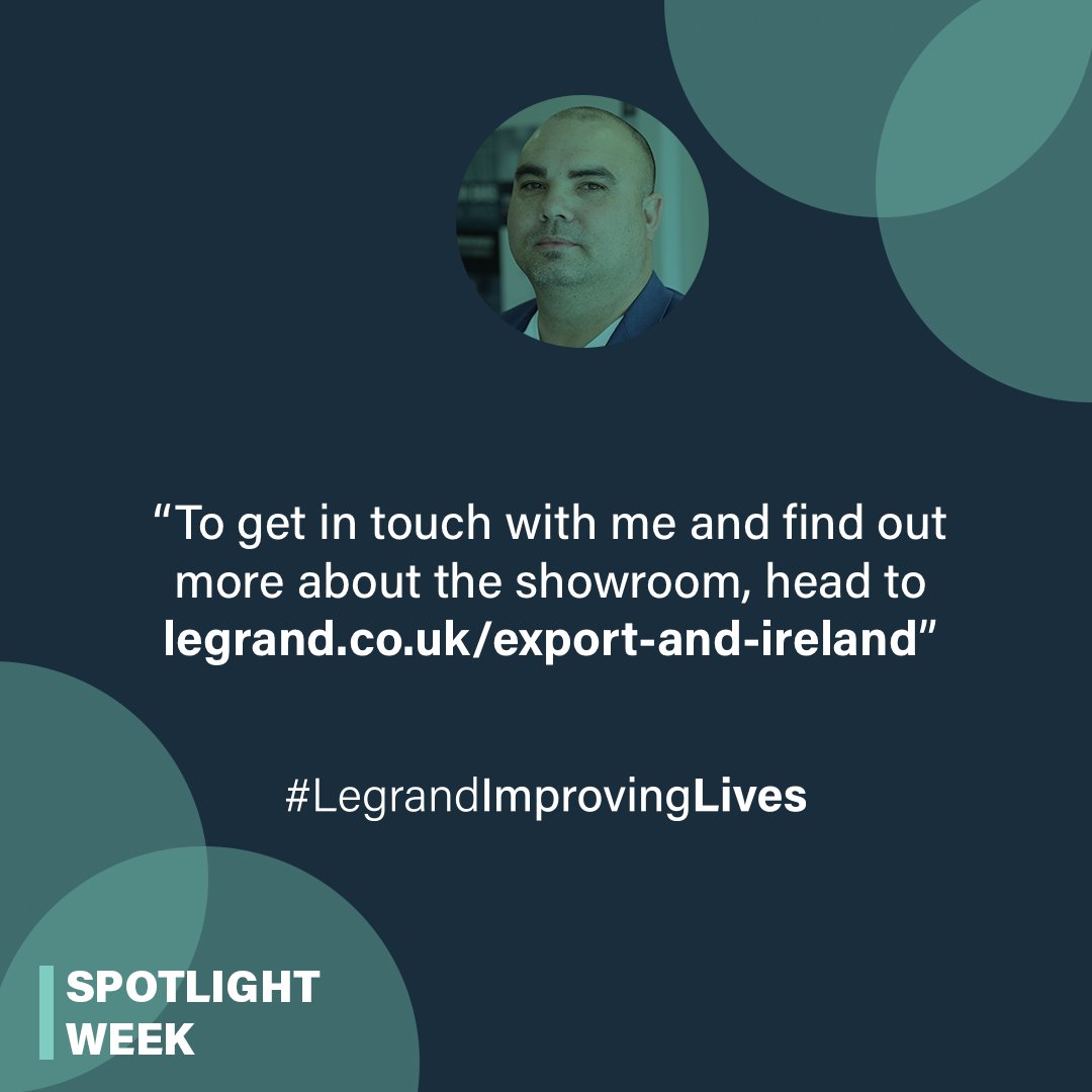Jeremy Carter specialises in our #CPElectronics and Bticino brands. See what he has to say about our Ireland showroom 👇

#LegrandImprovingLives #LegrandUK #LegrandTrainingAcademy #Dublin #SpotlightWeek