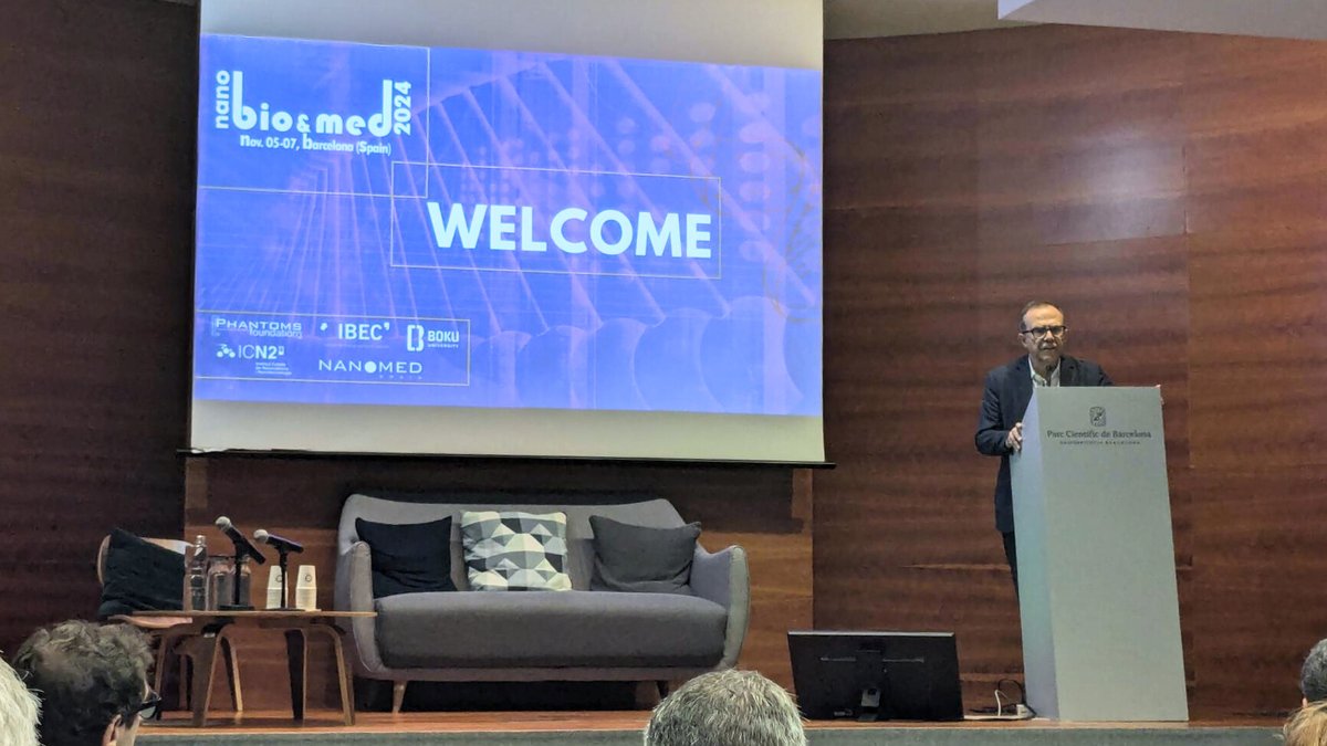 🔬 Advances in nanobiotechnology and nanomedicine explored a the 12th #Nanobiomedconf! 🌍🧬

🤝💡The eventestablished new collaborations and promoted innovative projects in the scientific-industrial sector.

👉 Read the news: ibecbarcelona.eu/advances-in-na…