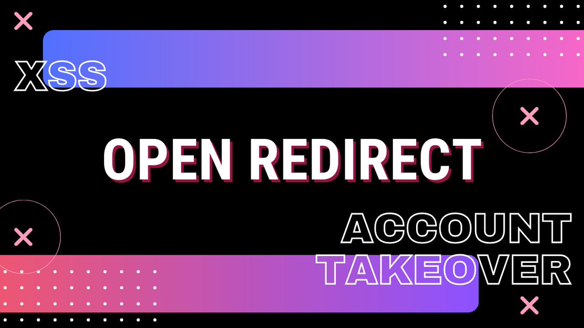 New Video Out! ⚠️ 

Hunting Open Redirect: A pathway to chaining XSS

#BugBounty #CyberSecurity

youtu.be/aT9NxM8KlLA?si…