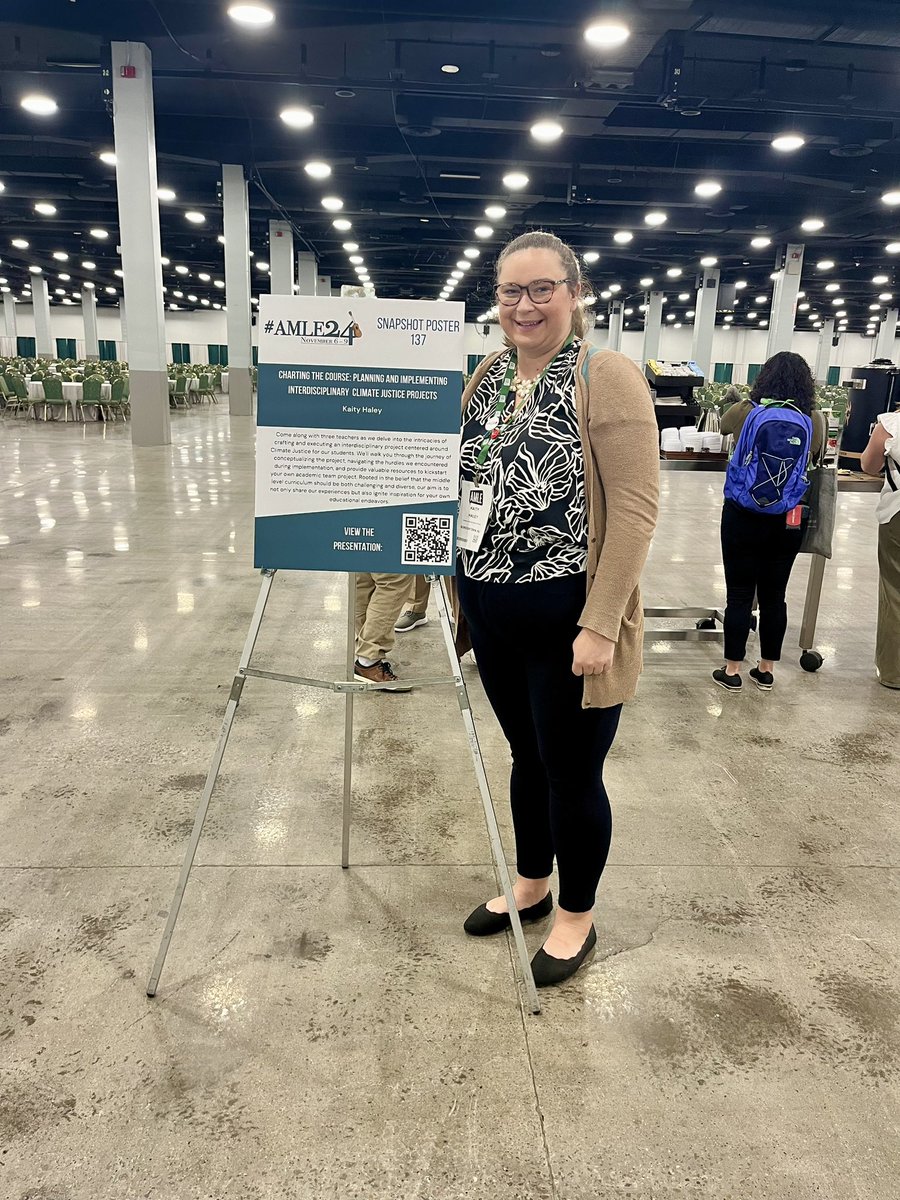 <a href="/NJAMLE/">NJAMLE</a> rock star <a href="/kaity_haley/">Kaity Haley</a> with her snapshot poster entry. If you are at #AMLE24, vote for snapshot poster 137!