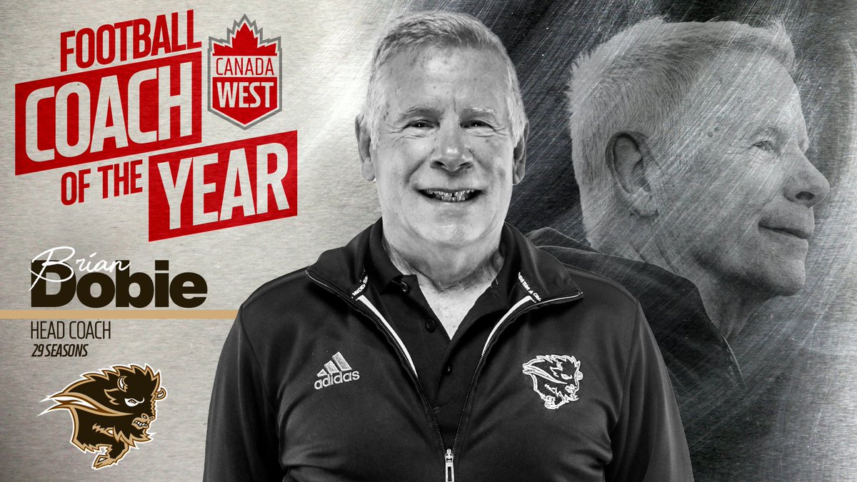 Canada West (@canadawest) on Twitter photo ๐ฎ๐ฌ๐ฎ๐ฐ ๐๐ช ๐๐ผ๐ผ๐๐ฏ๐ฎ๐น๐น ๐๐ผ๐ฎ๐ฐ๐ต ๐ผ๐ณ ๐๐ต๐ฒ ๐ฌ๐ฒ๐ฎ๐ฟ โจ
Manitoba Bisons head coach Brian Dobie receives the honour after his 29th and final season, leading the Herd to their best regular season record in 17 years.
<a href="/umbisons/">Manitoba Bisons ๐ฆฌ</a> x <a href="/MBBisons/">Manitoba Bison Football</a> ๐ฎ๐ฌ๐ฎ๐ฐ ๐๐ช ๐๐ผ๐ผ๐๐ฏ๐ฎ๐น๐น ๐๐ผ๐ฎ๐ฐ๐ต ๐ผ๐ณ ๐๐ต๐ฒ ๐ฌ๐ฒ๐ฎ๐ฟ โจ
Manitoba Bisons head coach Brian Dobie receives the honour after his 29th and final season, leading the Herd to their best regular season record in 17 years.
<a href="/umbisons/">Manitoba Bisons ๐ฆฌ</a> x <a href="/MBBisons/">Manitoba Bison Football</a>