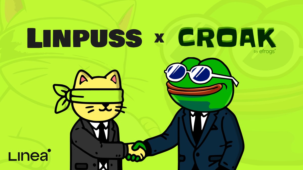 🚨 Mega <a href="/LineaBuild/">Linea.eth</a>  Memecoin Airdrop! 🚨

Win over $1000 of $LPUSS &amp; $CROAK 🪂

+ Free Gift FCFS! 🎁⏳ CLAIM NOW 👇
intract.io/quest/672ce584…
