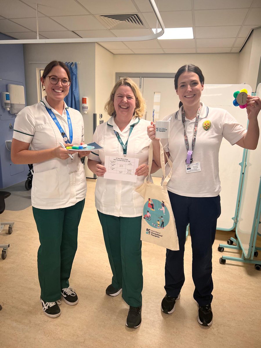 QAHospTherapies (@qahosptherapies) on Twitter photo Lotus Rehab therapy team at PHU -QA Hospital celebrated OT week with cake and Musical Bingo. Our winners are proudly showing off their 'money can't buy prizes' OT mug, tote bag and pens! <a href="/PHU_NHS/">Portsmouth Hospitals University NHST</a> <a href="/JoQ76/">Jo</a> <a href="/claire_woodings/">Claire Woodings</a> <a href="/PhysioHayley/">Hayley Price</a> Lotus Rehab therapy team at PHU -QA Hospital celebrated OT week with cake and Musical Bingo. Our winners are proudly showing off their 'money can't buy prizes' OT mug, tote bag and pens! <a href="/PHU_NHS/">Portsmouth Hospitals University NHST</a> <a href="/JoQ76/">Jo</a> <a href="/claire_woodings/">Claire Woodings</a> <a href="/PhysioHayley/">Hayley Price</a>