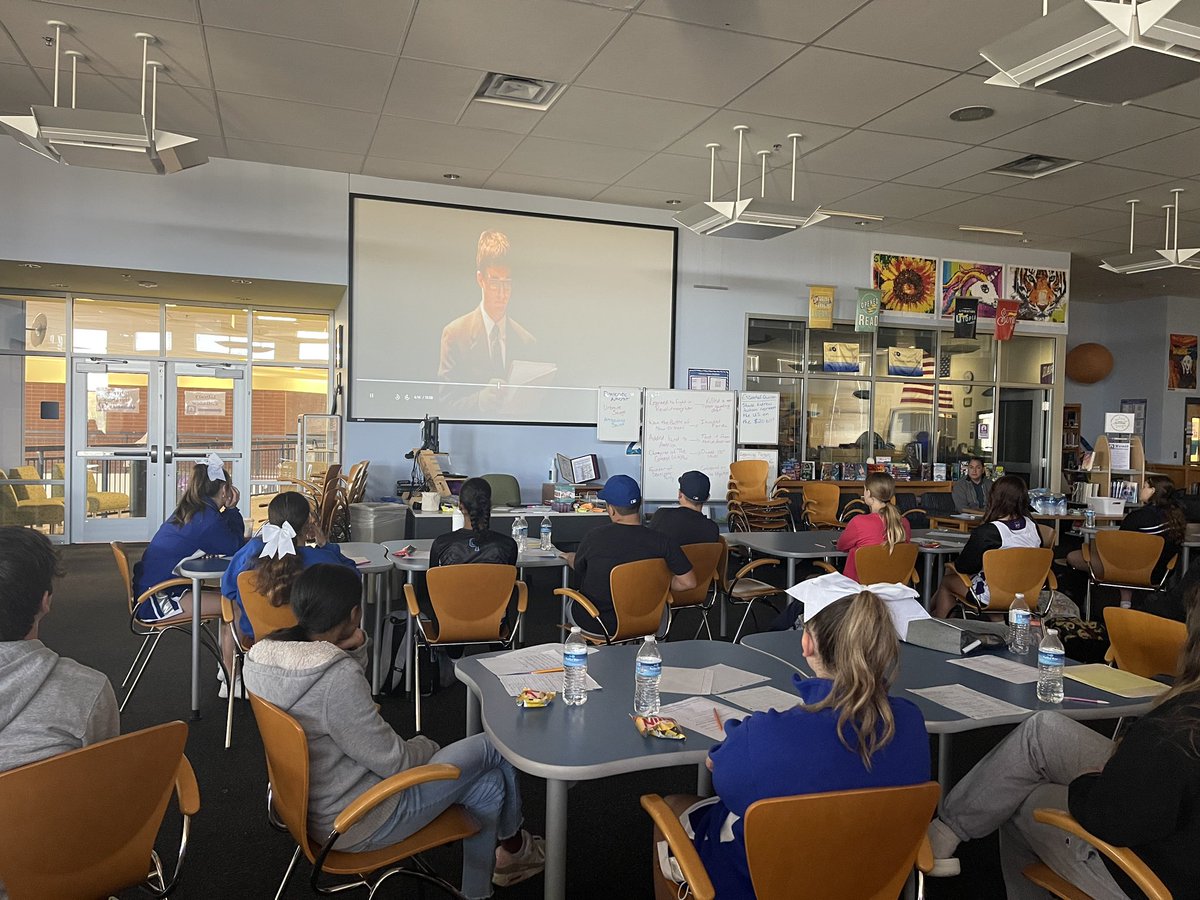 <a href="/MT_Timberwolves/">Mission Trail</a> &amp; <a href="/OTMSTigerPride/">Oregon Trail Middle School</a> interested Ss are learning from Jayro (D.A.’s office) about Youth Court &amp; training to serve on a jury in a future case. From there they can go on to train as a judge, attorney or bailiff. Check out JOCO’s Youth Court program. ⚖️ 
<a href="/olatheschools/">Olathe Public Schools</a>