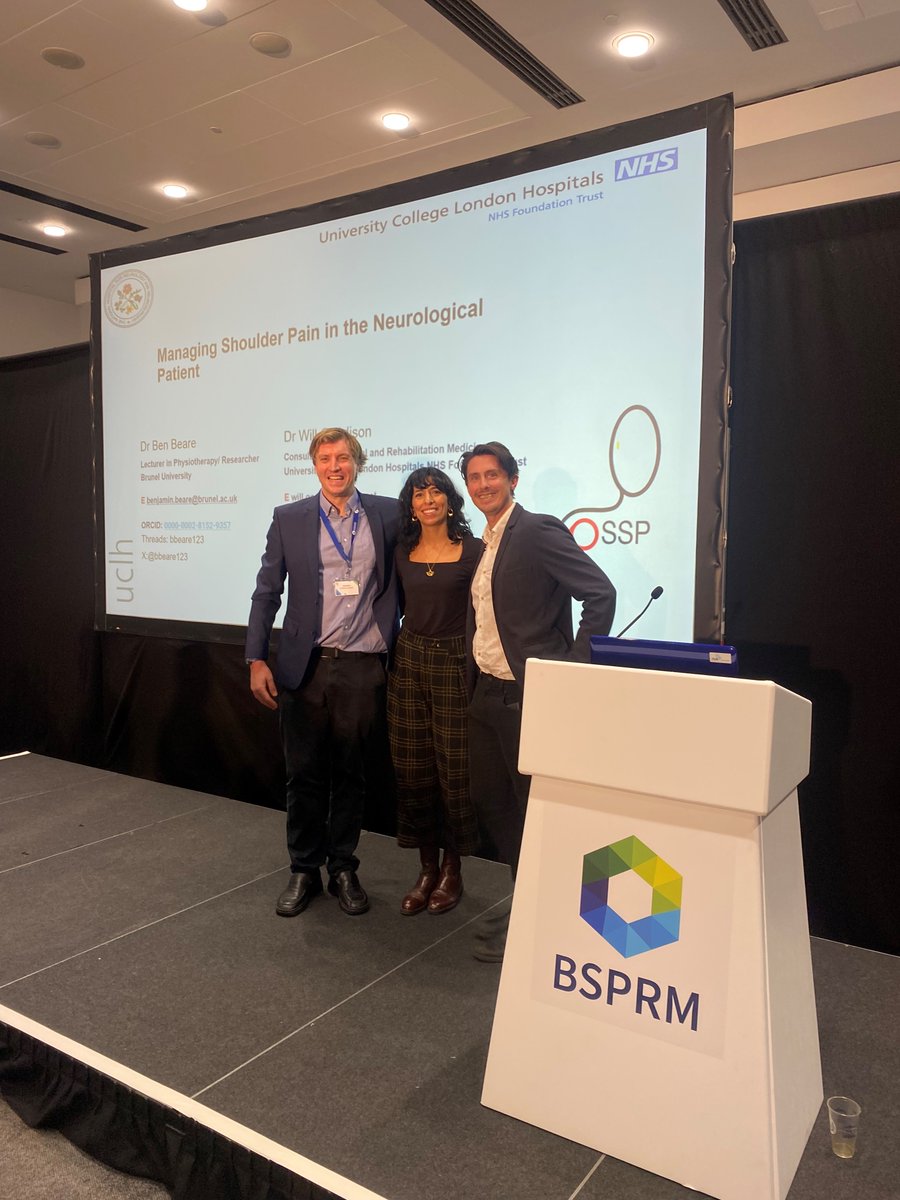BSPRM Annual Conference – Session 5: Shoulder in Rehabilitation

After a short break, Dr. Celine Lakra chaired an insightful session.

Dr. Will Goodison &amp; Dr. Ben Beare (<a href="/BBeare123/">Ben Beare</a>) shared their expertise on managing shoulder pain following neurological arm weakness.