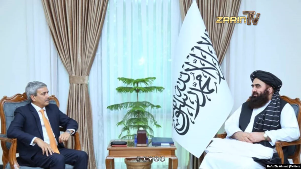 دیدار نماینده وزارت خارجه هند با مقام‌های طالبان در کابل