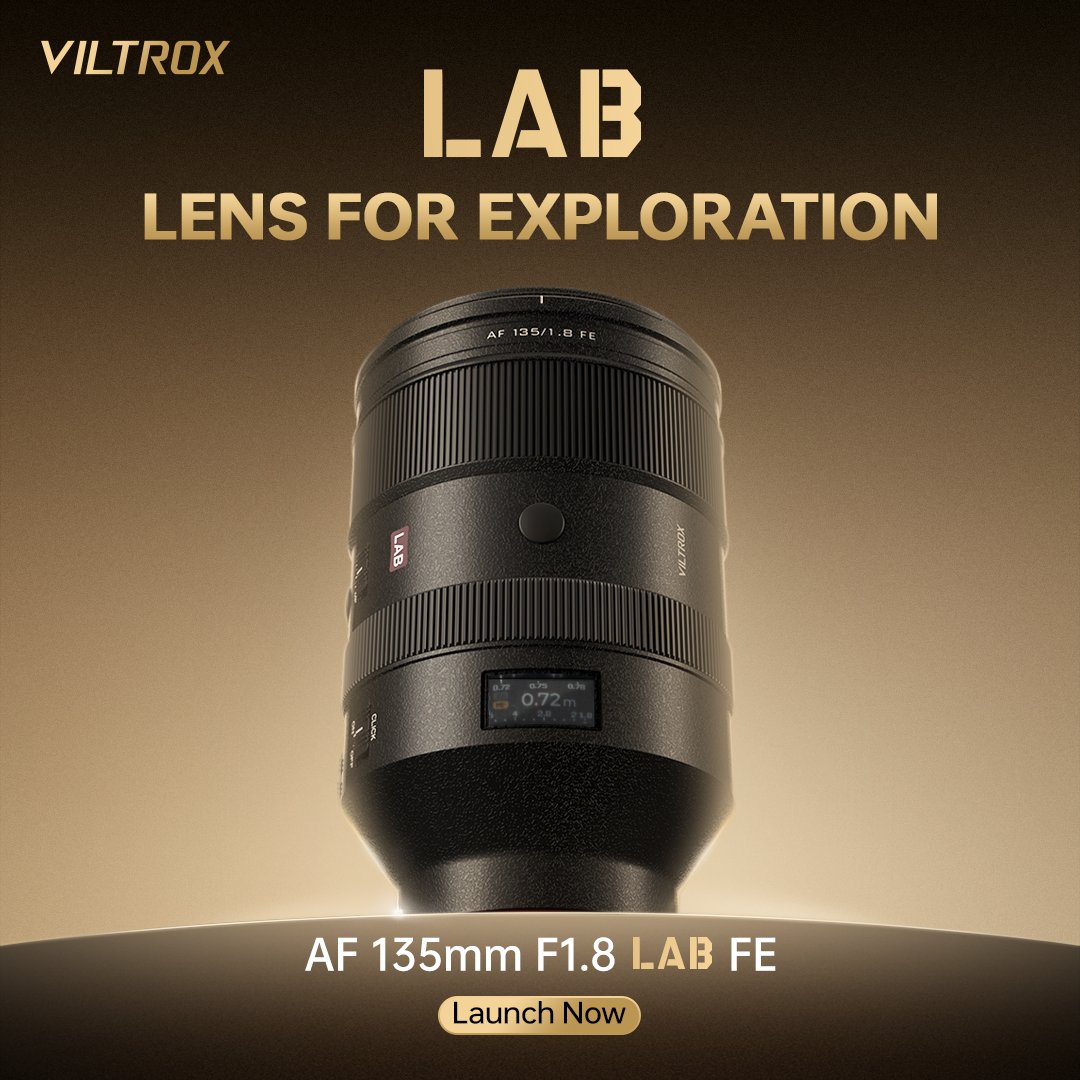 ViltroxOfficial's tweet photo. #NewArrivals Introducing the brand NEW Viltrox AF 135mm F1.8 LAB FE !!!๐ฅ
๐ทMSRP๏ผ899 USD/999 EUR/829 GBP
๐ทAvailable at https://t.co/uA8nNLOW6L
#Viltrox #viltroxlens #viltrox135lab #viltrox135mmf18 #vlitroxlab #viltroxsony #sonyalpha #sonycreators #sonyphotography #Sonylens https://t.co/XrAHVEhB9Y
