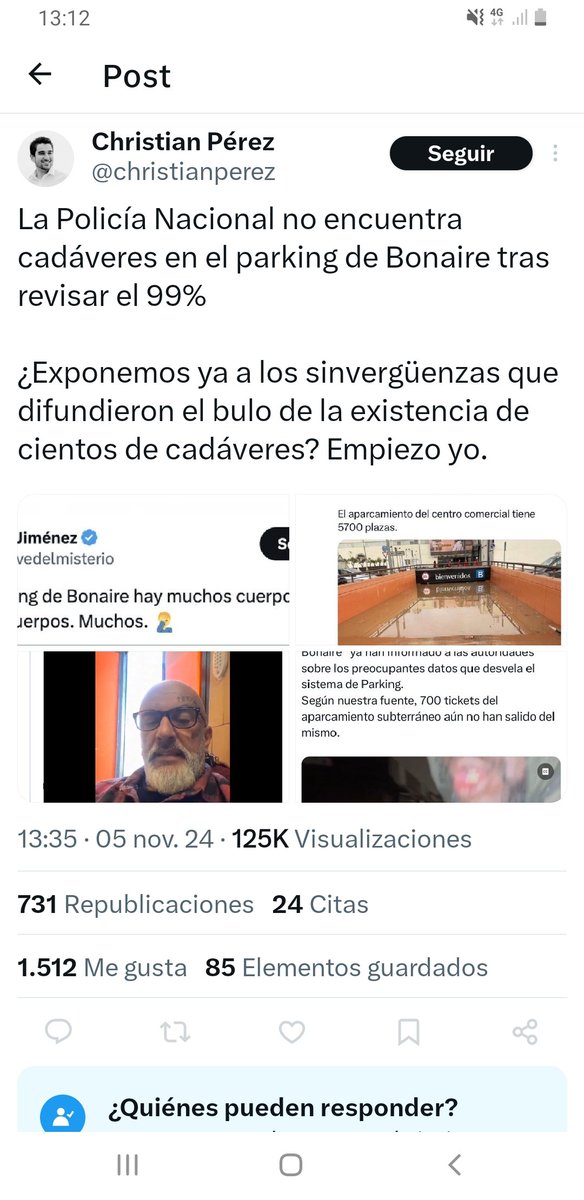 Cyandeceres's tweet photo. Tenía la sospecha de que este asunto de Bonaire era un cebo, y viene el bueno de Christian Pérez a corroborarlo. Gracias, Christian.
Mira Christian. Tus amigos del contubernio de #FakeCheckers moviendo lo del parking de Bonaire.
Qué cosas pasan... https://t.co/dFNS2Y0Nz6