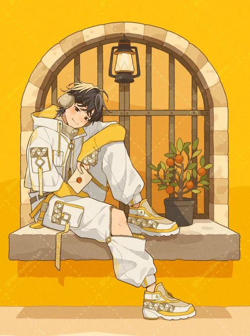 【お仕事】Kradness様の生誕イベントのイラストを描かせていただきました#有償依頼 