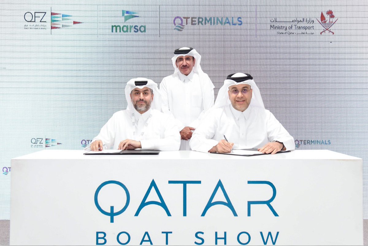 GulfTimes_QATAR's tweet image. #QFZ_QTerminals sign agreement for cooperation on #Marsa Port Operations 

gulf-times.com/article/694091…