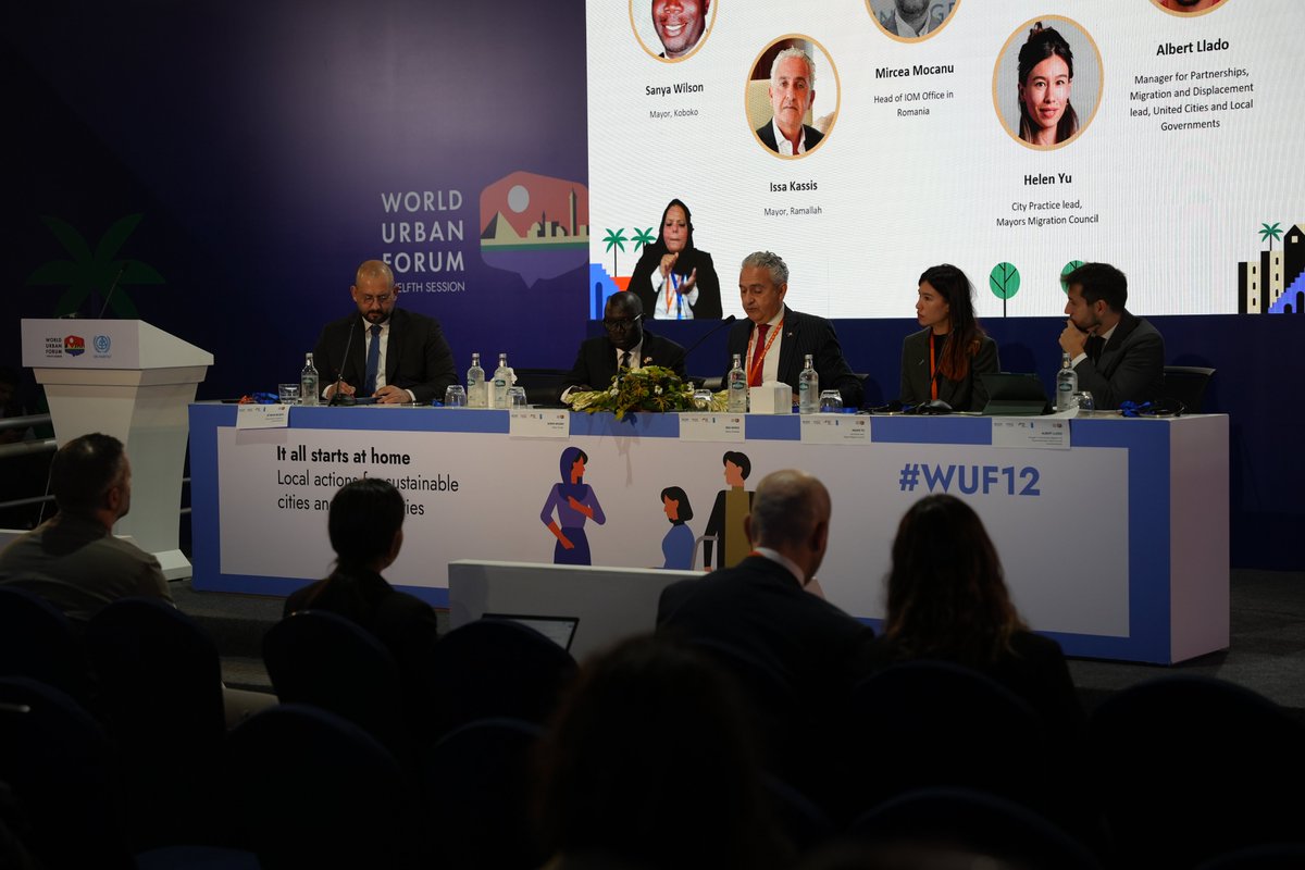 United Cities (@uclg_org) on Twitter photo ✨#Listen2Cities #WUF12 "Building Inclusive Migration Pathways to Drive Sustainable Urbanization"<a href="/UNmigration/">IOM - UN Migration 🇺🇳</a> <a href="/MayorsMigration/">Mayors Migration Council</a>
Wilson Sanya, Koboko Mayor shares how its city, located between three frontiers, develops policies for human displacement as integral part of the city ✨#Listen2Cities #WUF12 "Building Inclusive Migration Pathways to Drive Sustainable Urbanization"<a href="/UNmigration/">IOM - UN Migration 🇺🇳</a> <a href="/MayorsMigration/">Mayors Migration Council</a>
Wilson Sanya, Koboko Mayor shares how its city, located between three frontiers, develops policies for human displacement as integral part of the city