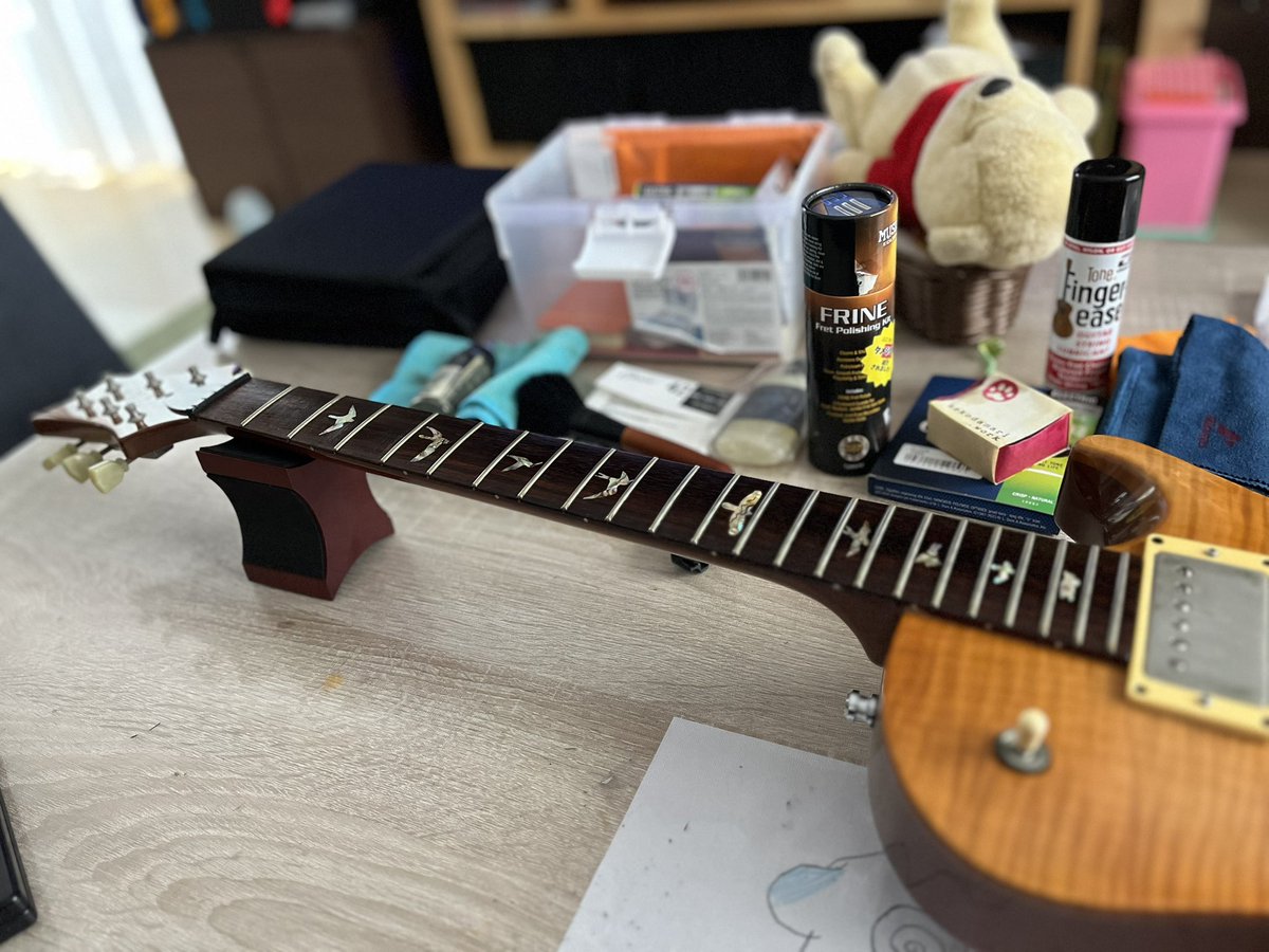 laplacefx's tweet photo. 休日を満喫してピカピカになりましたとさ！

#PRS 
#Singlecut https://t.co/pENm8CqEsl