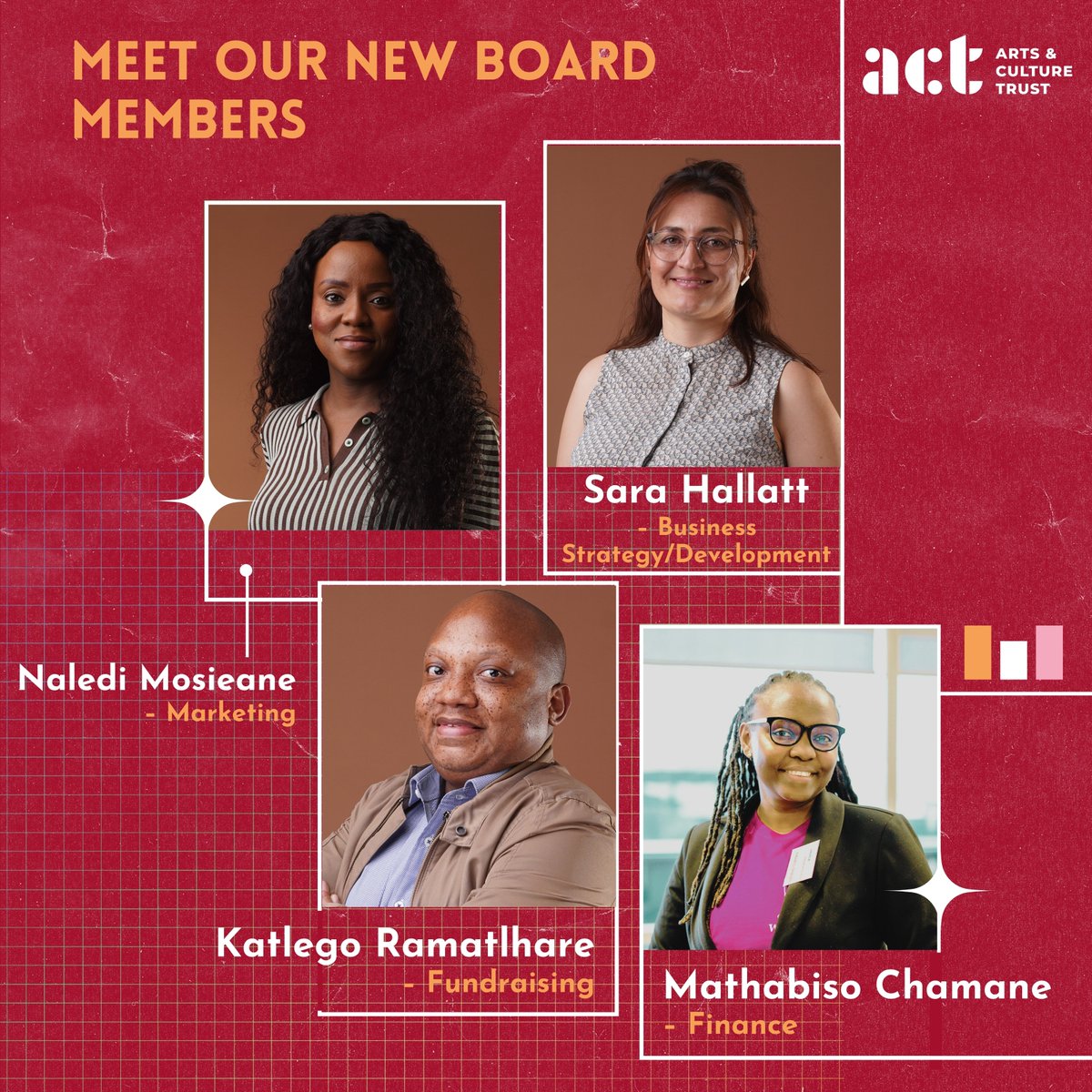 actorgza's tweet image. Arts &amp;amp; Culture Trust welcomes new expertise to its board of trustees! We’re thrilled to welcome our dynamic new trustees who will drive our mission forward. 

Read on: bit.ly/3YH6d7t.

#ACT30 #ACTstrat