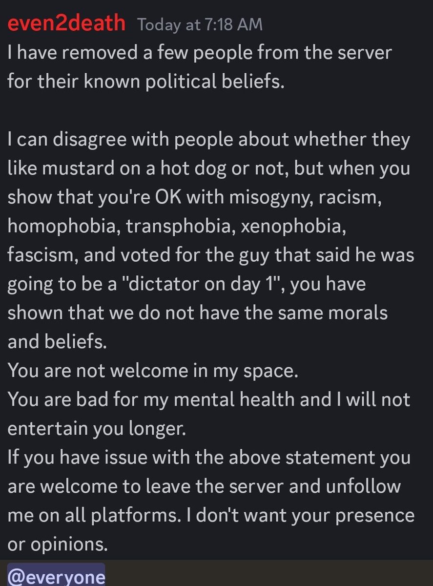 even2death's tweet photo. If any trash remains following me on this platform, please take yourself out. https://t.co/WmzaWwcDRi