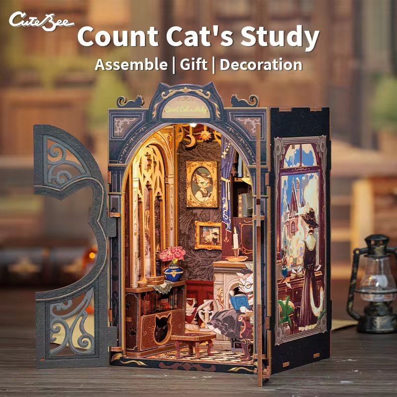 PrinceoRaditya's tweet photo. Enhance your bookshelf with the DIY Wooden Booknook! Great as a gift or a personal project.

👉Click &amp; Buy now! https://t.co/26yeOTgREG
This charming kit includes light-up furniture &amp; is perfect for adding a cozy, creative touch to your decor. #BookNook #DIYKit #OnSale #GiftIdeas https://t.co/TZbpBhFaUT