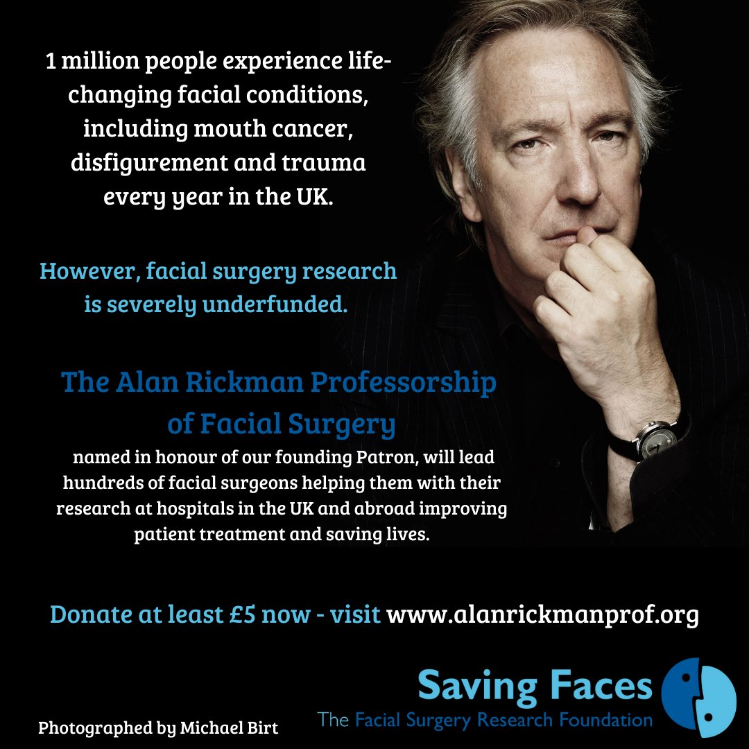 Many people, like Hakeem, struggle to find the best treatment for their condition due to limited clinical research in facial conditions. Help us advance care and save lives—donate today: alanrickmanprof.org/donate #AlanRickmanProf