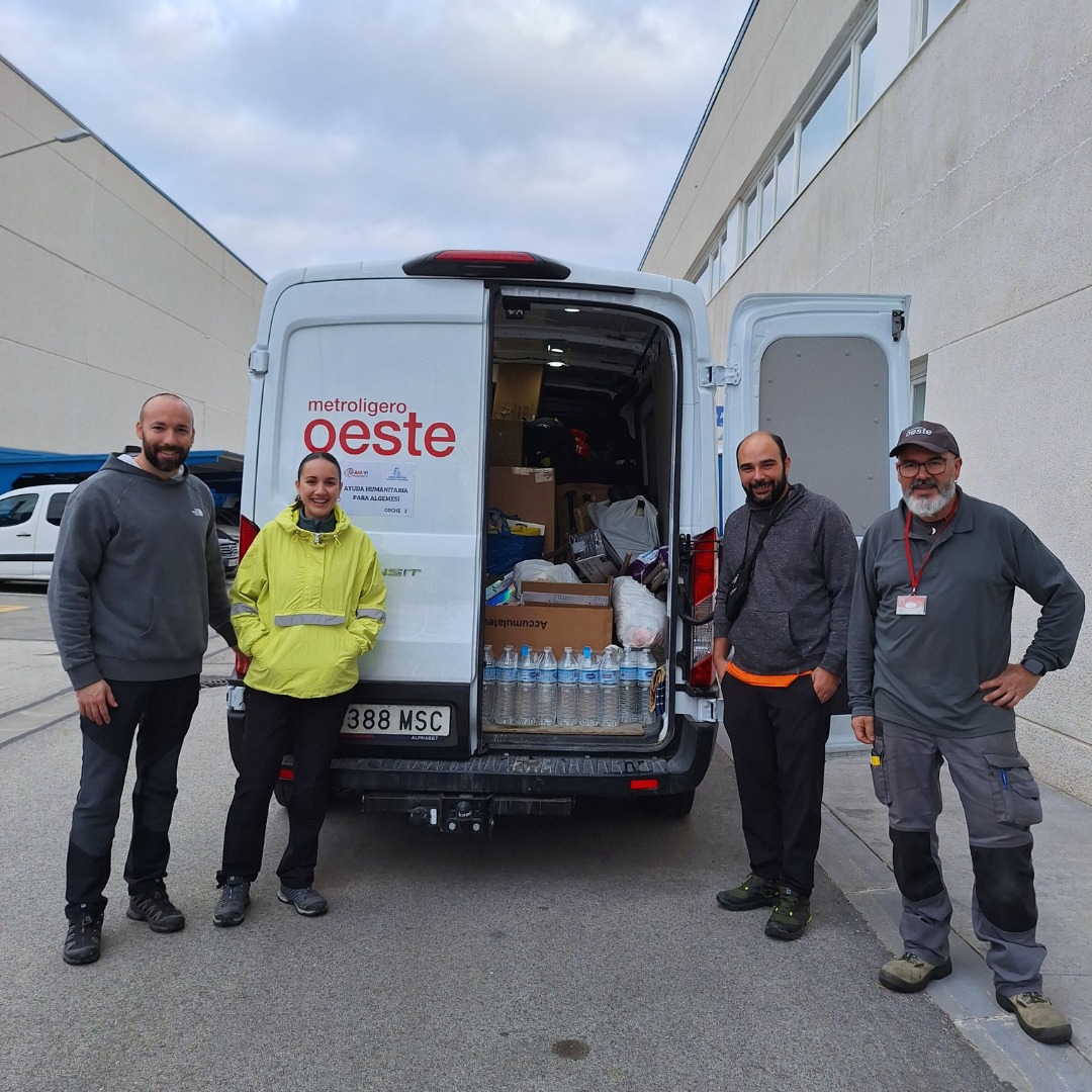 🌟Desde MLO y en colaboración con <a href="/AMIVICALVARO/">AMIVI</a>, nos unimos para ayudar a las víctimas de las inundaciones en Valencia. Hoy enviamos una furgoneta solidaria cargada de productos esenciales hacia Algemesí. Gracias a nuestro equipo por la iniciativa, apoyo y generosidad.