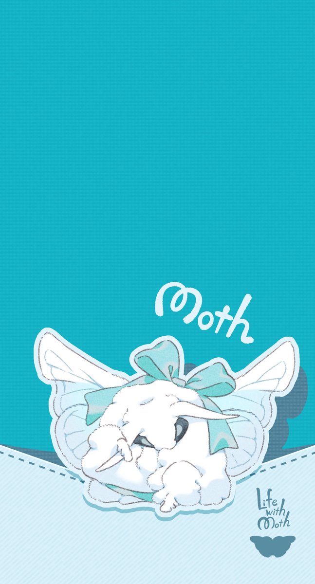 Post by モスのいる日常/LIFE with MOTH on X: スマホ壁紙のモス